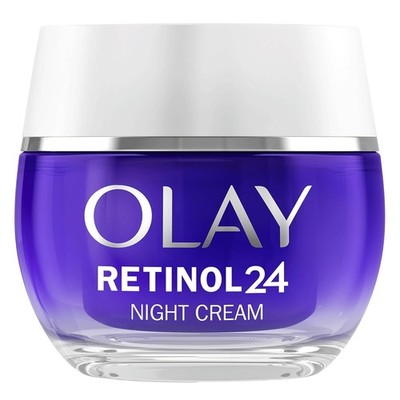 Olay Retinol 24 Nachtcreme Feuchtigkeitscreme fürs 50 ml (1er Pack), Blue 