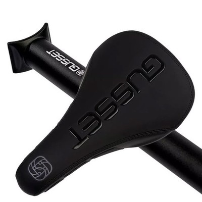 Gusset S2 Pivotal DJ Sattel & Sattelstütze Bundle - BMX Dirt Jump Sattel Combo schwarz