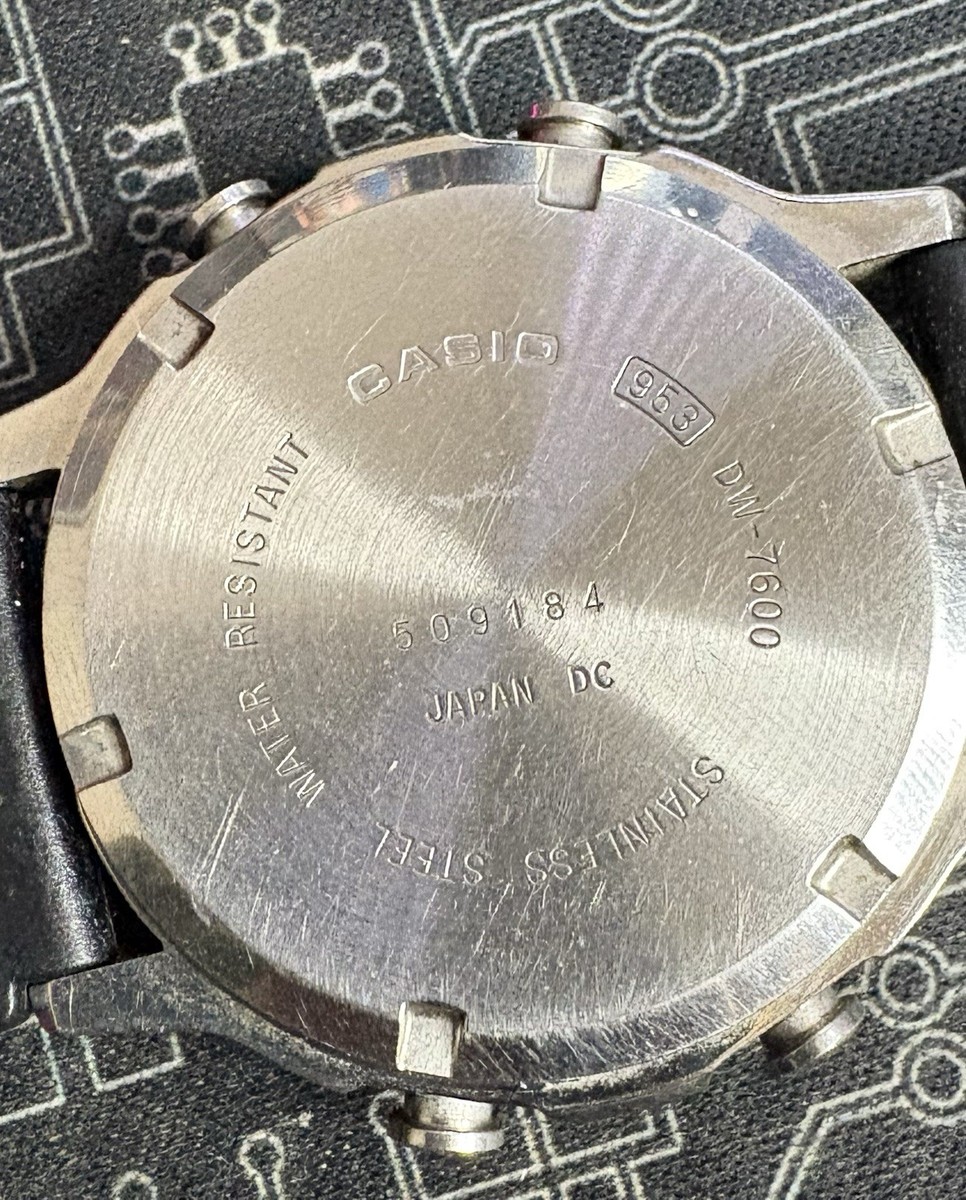CASIO DW-7600 Rare 