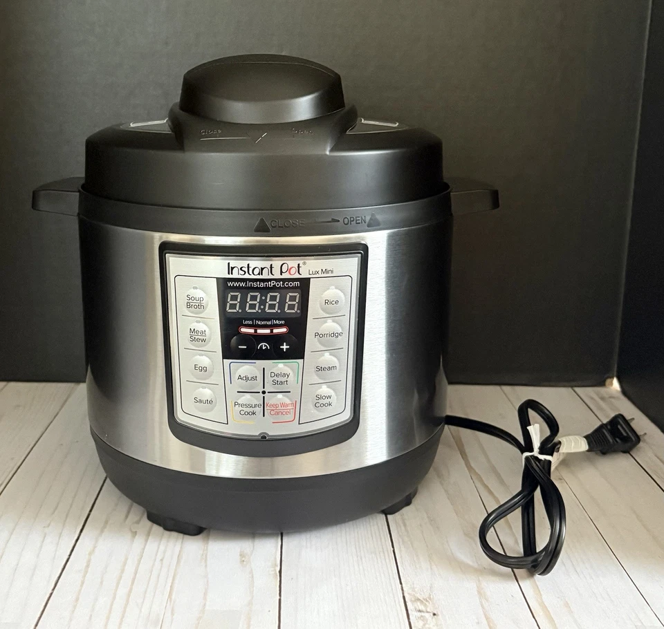 Instant Pot Lux Mini 3 Qt 6 in 1 Electric Pressure/Slow Cooker Silver Multi Use - Image 3 of 4
