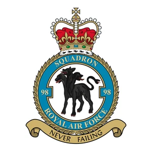 No. 98 Squadron RAF badge patch Self Adhesive Vinyl Sticker