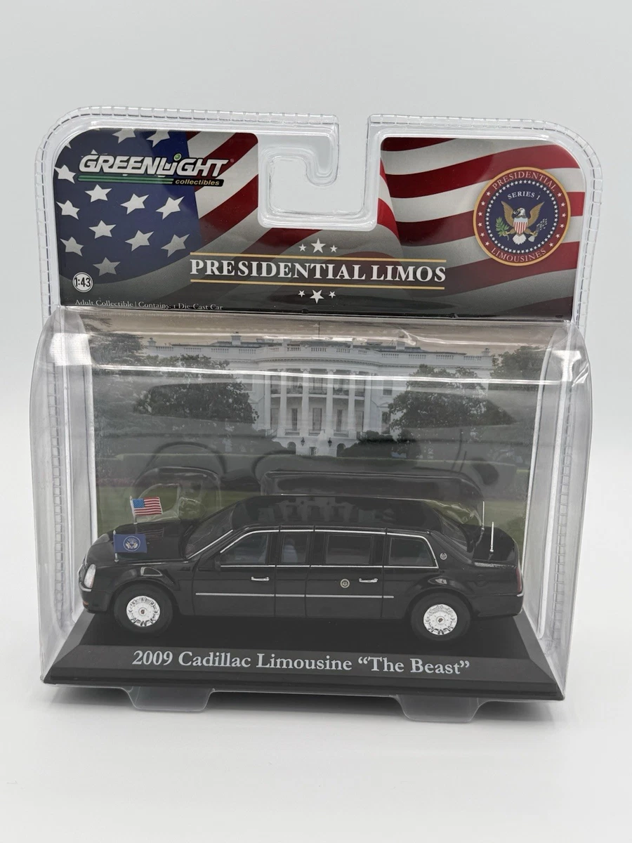 Greenlight 1/18 Cadillac Limousine Corbillard 1966 – Résine Noire – NEUF