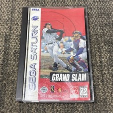 Sega Saturn Grand Slam 1997 Baseball Video Game Disc Case Manual Untested