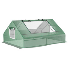 180 x 140 x 80cm Mini Portable Greenhouse with Zipped Windows and Door, Outsunny