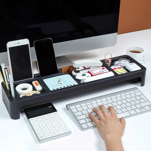 Keyboard Desk Organizer Storage Stand for Desktop Bathroom Shelving Unit - Afbeelding 8 van 12