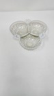 Vintage Fenton Moonstone Hobnail Opalescent 3 Section Relish Dish & Underplate — photo 3