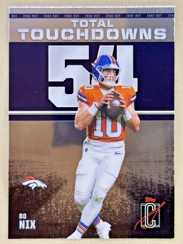 2025 Topps Signature Bo Nix Base (RAW)