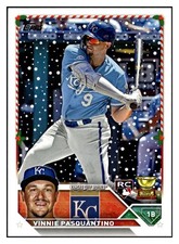 Vinnie Pasquantino 2023 Topps Holiday #H99 Kansas City Royals Rookie RC *065