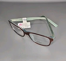 DEA Eye DE 02030 Donya Chocolate Flex Hinge Eyeglass Frame 56/18/140