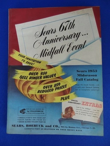 1953 Sears Roebuck Sale Catalog - Midseason Fall Event