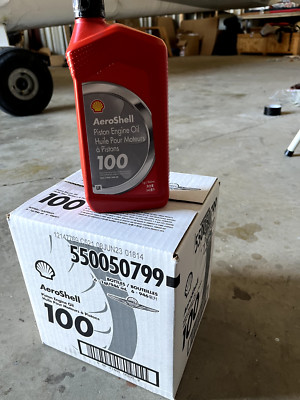Aeroshell Piston Engine Oil 100 (LOT of 6 quarts)