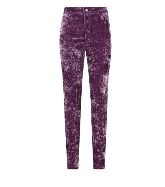 Pantaloni SAINT LAURENT velluto gamba dritta taglia 6 (34) ORIGINALI PREZZO AL PUBBLICO £975 #K4