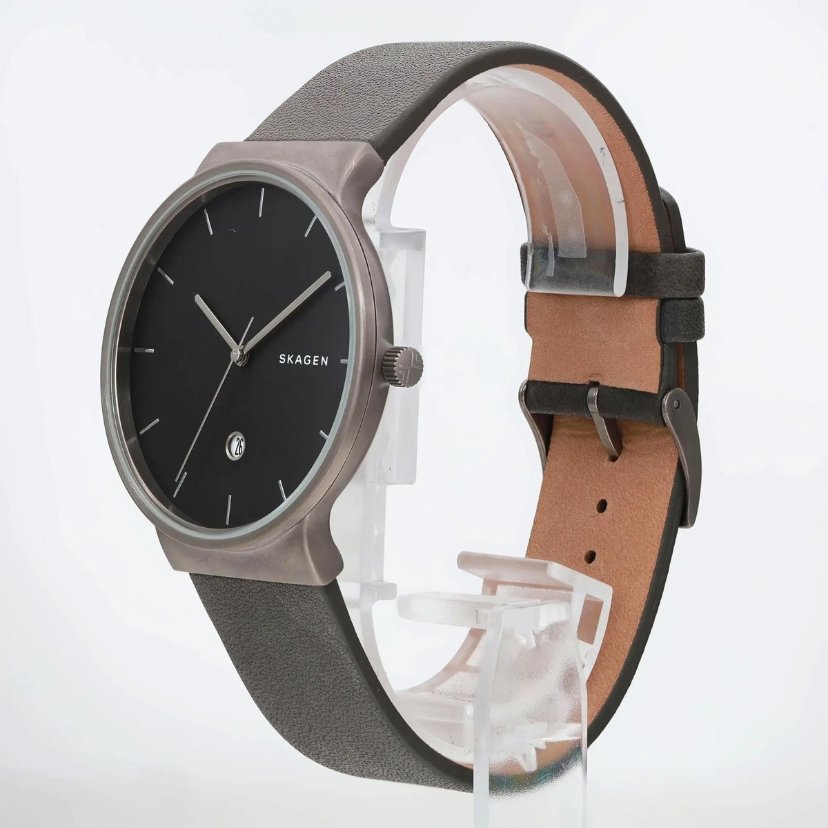 Skagen Uomo Orologio da Polso Ancher Pelle SKW6243