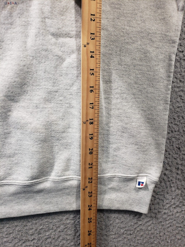 Vintage Russell Athletic Sweatshirt Herren Medium Grau Lang Beach Island Hergestellt in den USA - Bild 9 von 13
