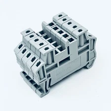 LOT OF 5 SCHNEIDER  NSYTRAAB35 END BRACKET SNAP-ON  FOR 35mm DIN RAILS