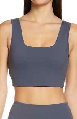 Varley L25802 Womens Deepest Slate Grey Delta 2.0 Sports Bra Size Small