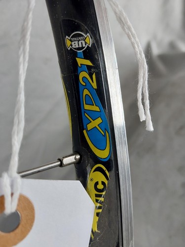 Shimano 105 Yellow 700c Front Road Bike Wheel 100mm 32S Mavic SUP CXP21 Rim Fast - Picture 5 of 12