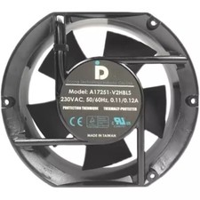 1PCS A17251-V2HBLS 230VAC 0.11/0.12A Axial Cooling Fan