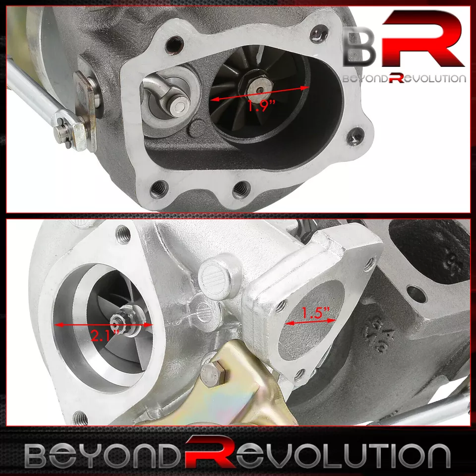 T25 T25/T28 Turbo Charger AR80 T2 TD04H For 200SX 240SX S13 S14 CA18 KA24 SR20 - Image 2 of 4