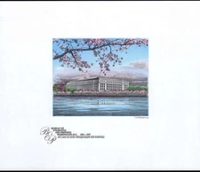 1987 125th year Bureau of Engraving & Printing Building, Washington SCCS: B-101