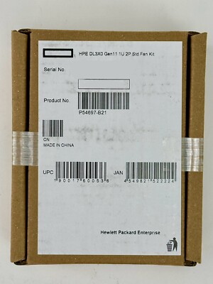 HPE DL3X0 DL320 DL360 Gen11 1U 2P Standard Fan Kit P54697-B21 (Contains 2x fans)