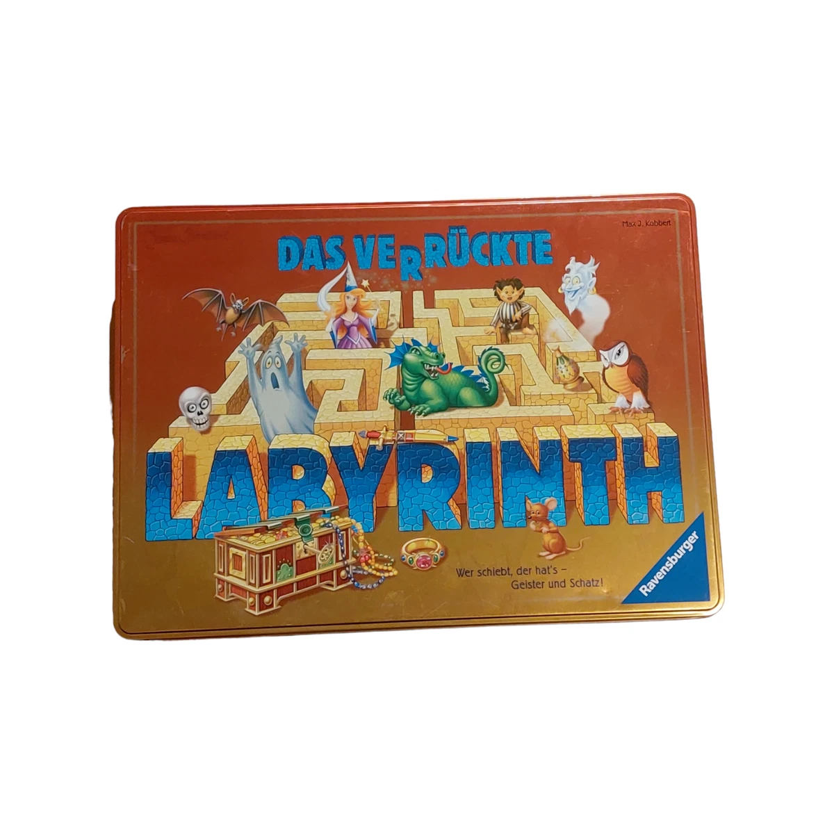 Ravensburger 26955 – Das Verrückte Labyrinth, Il Labirinto Pazzo, Gioco Da Tavolo Per 2-4 Giocatori Dagli 7 Anni, Edizione Fantasmi E Tesori