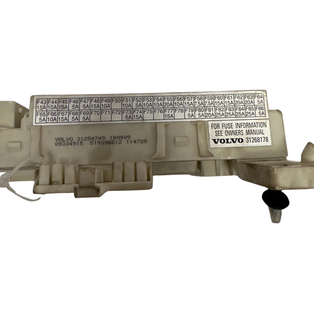VOLVO　V50 electricsaru様 Volvo V50 2011 Fuse Module 31268178 | eBay