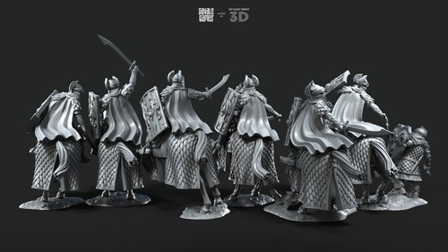 Dragon Army Elite on Horse Davale Games 3D Printed With High Quality Resin - Picture 16 of 24