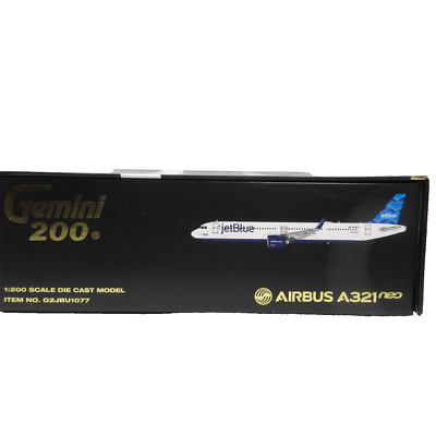 EMPTY BOX! JetBlue Airbus A321 neo 1:200 Scale Diecast N4058J