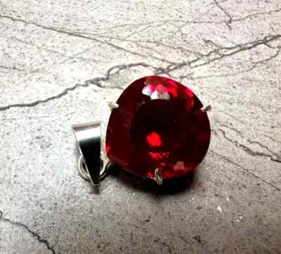 BMR Jewels Natürliches Burmese Rotes Rubin 45 Ct Tropfenanhänger AGL