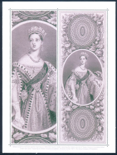 Humphreys erste Chalongravur für Nova Scotia/Neuseeland Banknoten/Briefmarken - Bild 1 von 4