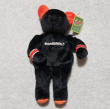 Dale Earnhardt GoodWrench Bean Bag Bear 3 Team Salvino's Racing 9" With Tags