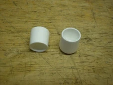 Schwinn Stingray & Krate Sissy Bar White End Caps Dust Cap Cover Set Musclebike