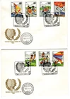 HUNGARY - 1985. FDC - International Youth Year  Mi:3751-3757.