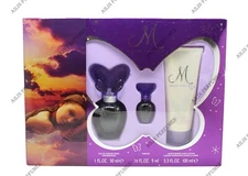 M by Mariah Carey 3 pcs. gift set women (1.0 oz + 0.16 oz + 3.3 oz lotion)