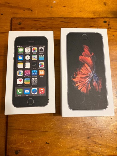 Lot of 2 Apple Empty iPhone Boxes for 5S and 6S **EMPTY BOXES**