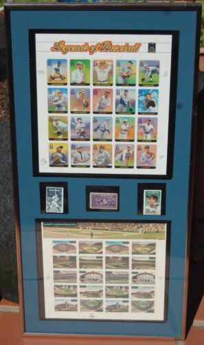 USPS "Legends of Baseball" and "Baseball's Legendary Playing Fields" stamp sets