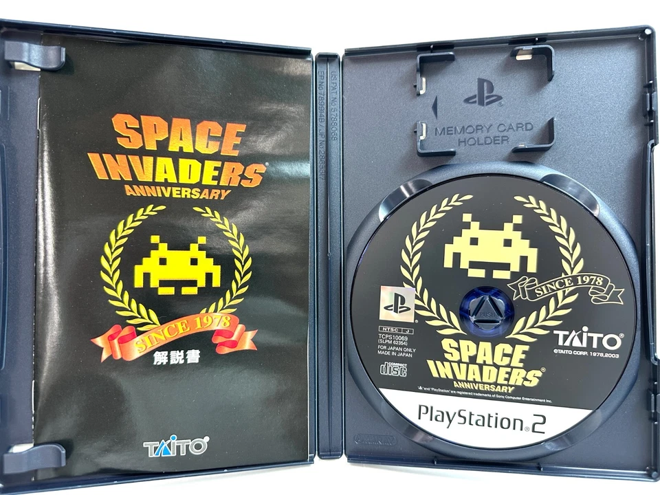 SONY PlayStation 2 Space Invaders Anniversary Taito NTSC-J Complete Tested Rare - Image 3 of 4