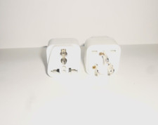 2 Universal World Converters U.S.A. EU India to Australia Outlet Plug Adapter