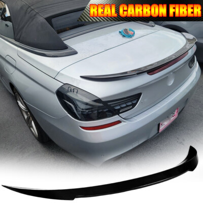 Carbon Fiber Trunk Spoiler For 2012-2016 BMW 640i/650i/M6 Convertible (F12) – Gloss Finish 2 thumbnail image