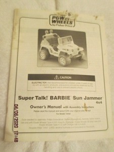 barbie jeep ebay