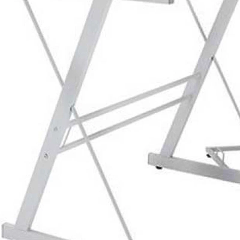 Escritorio de computadora Walker Edison Soreno de vidrio en forma de L D51W29 Foto 4 de 4