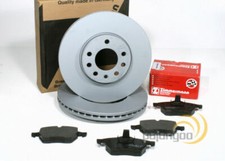 Zimmermann Bremsscheiben 288 mm und Bremsbeläge vorne für Opel Vectra B