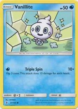 Vanillite - 33/145 - Common - Sun & Moon: Guardians Rising