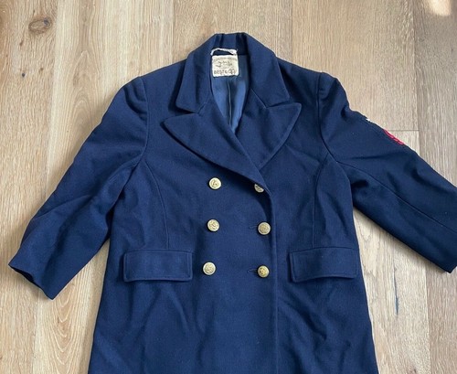 VTG 50's Boys Girls Naval Coat Double Breasted Best & Co. Liliputian Bazaar - Picture 3 of 12
