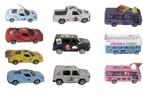 Ultimate Sesame Street Ten Vehicle Set -Elmo, Big Bird, Cookie Monster & more. - 第 1/11 張圖片