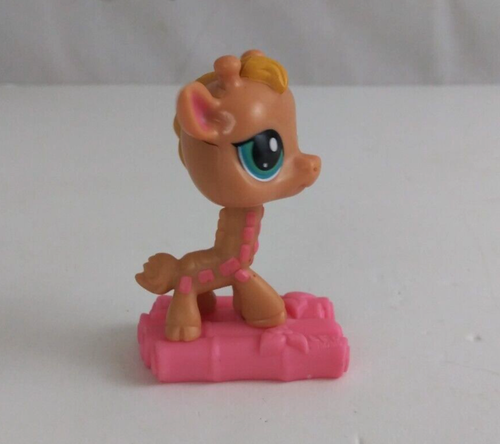 2010 Hasbro LPS Littlest Pet Shop #4 Giraffe McDonald's Toy - Picture 2 of 7