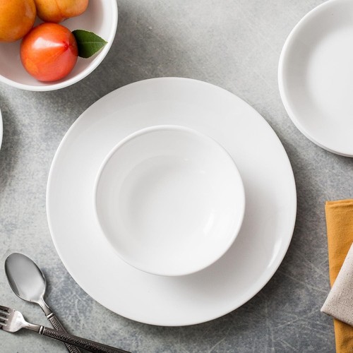Classy Lightweight 18-Piece Dinnerware Set for 6 - Microwave & Dishwasher Safe - Picture 4 of 10