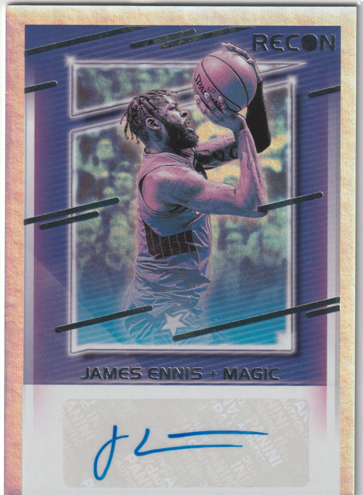James Ennis 2021 Panini Recon #RSJEN Recon Signatures Magic
