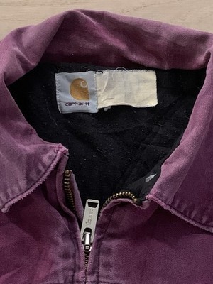 Vintage Carhartt Santa Fe Purple Jacket Size Large *READ